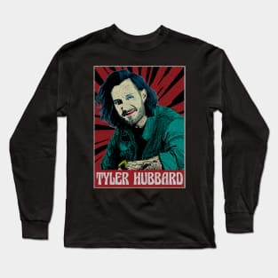 Tyler Hubbard Pop Art Style Long Sleeve T-Shirt